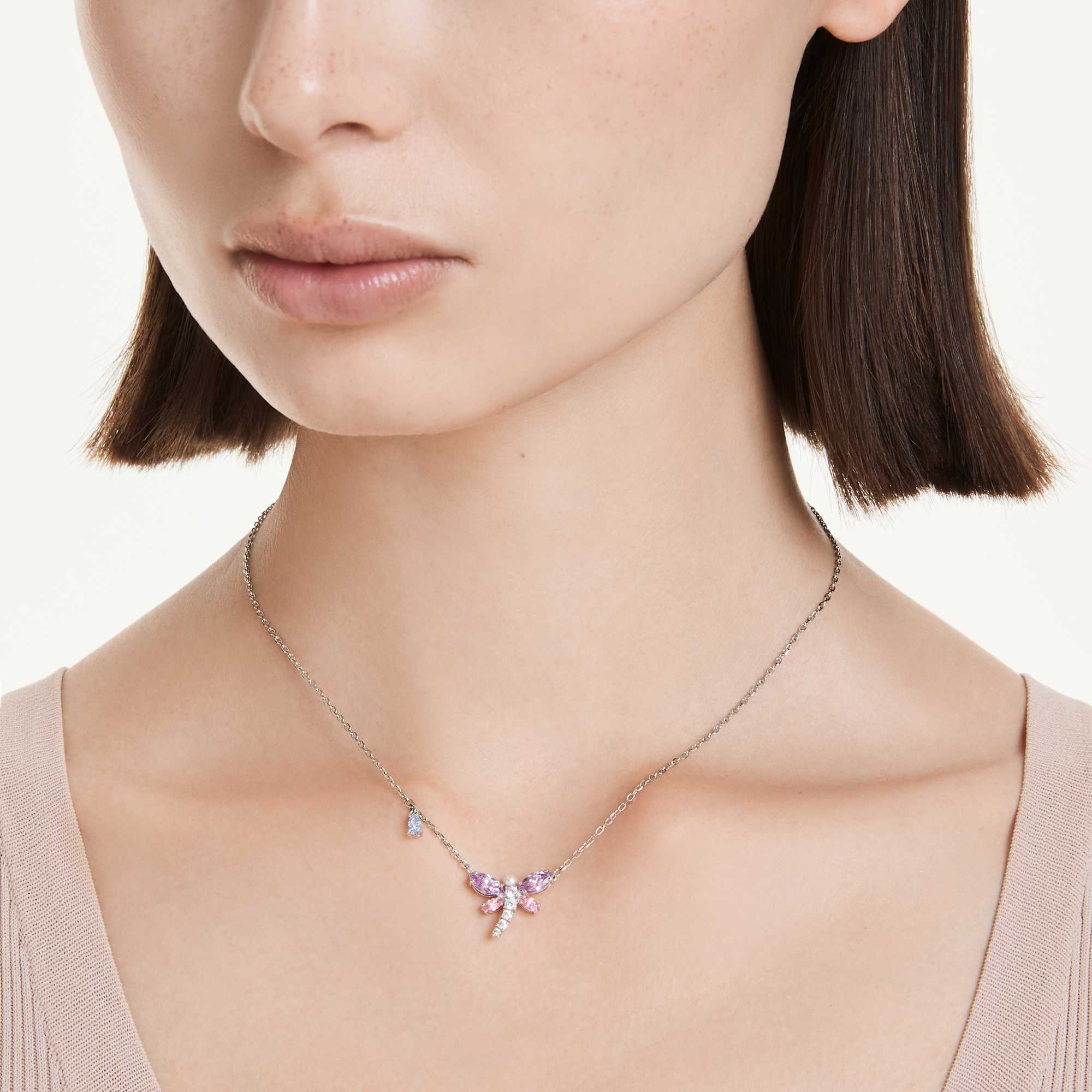 ariana-grande-x-swarovski-pendant-mixed-cuts-dragonfly-multicolored-rhodium-plated-swarovski-5737383