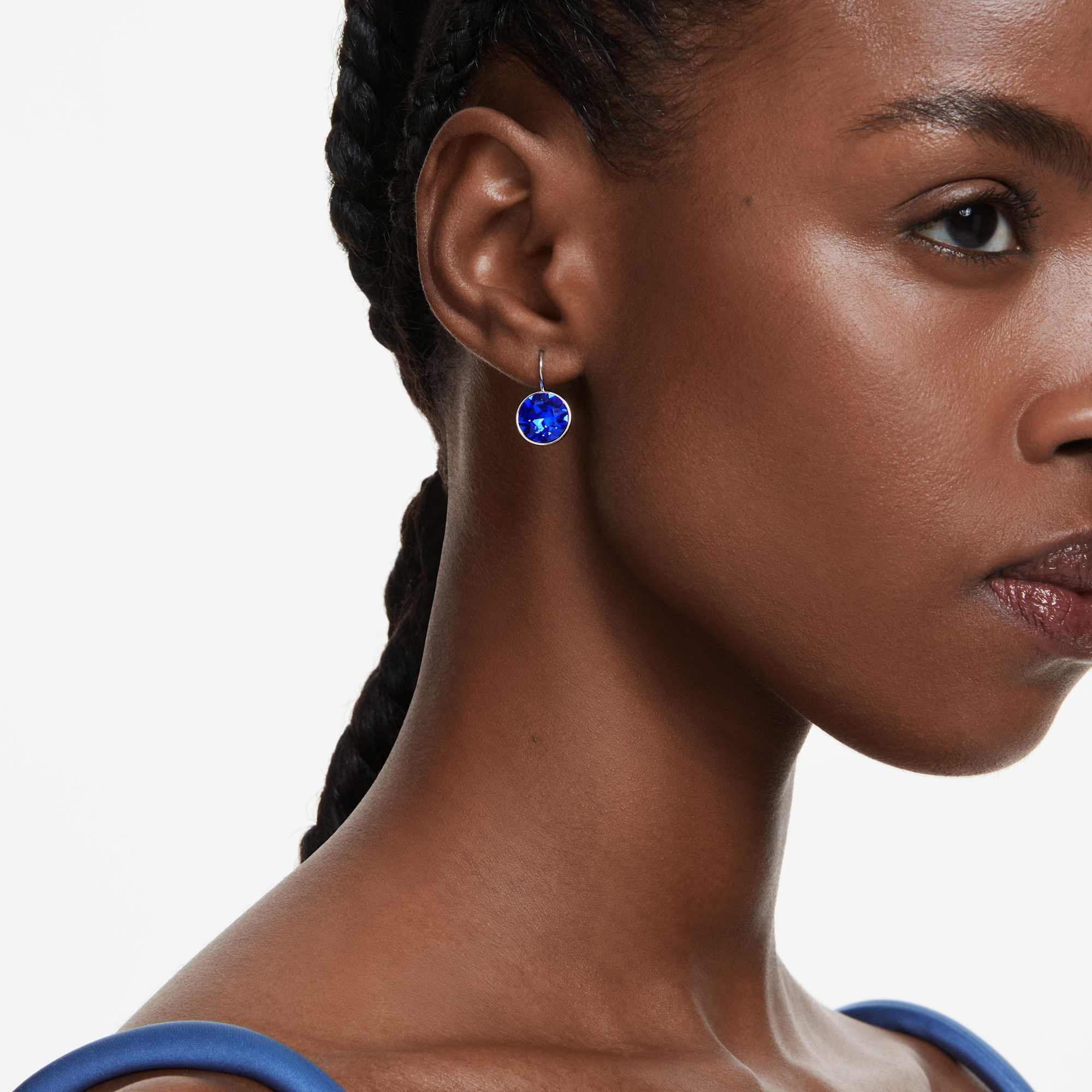 bella-drop-earrings-round-cut-blue-rhodium-plated-swarovski-5724292