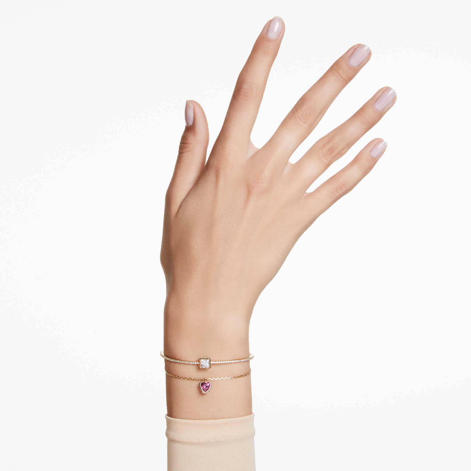 chroma-bangle-heart-red-18k-gold-finish-swarovski-5683835