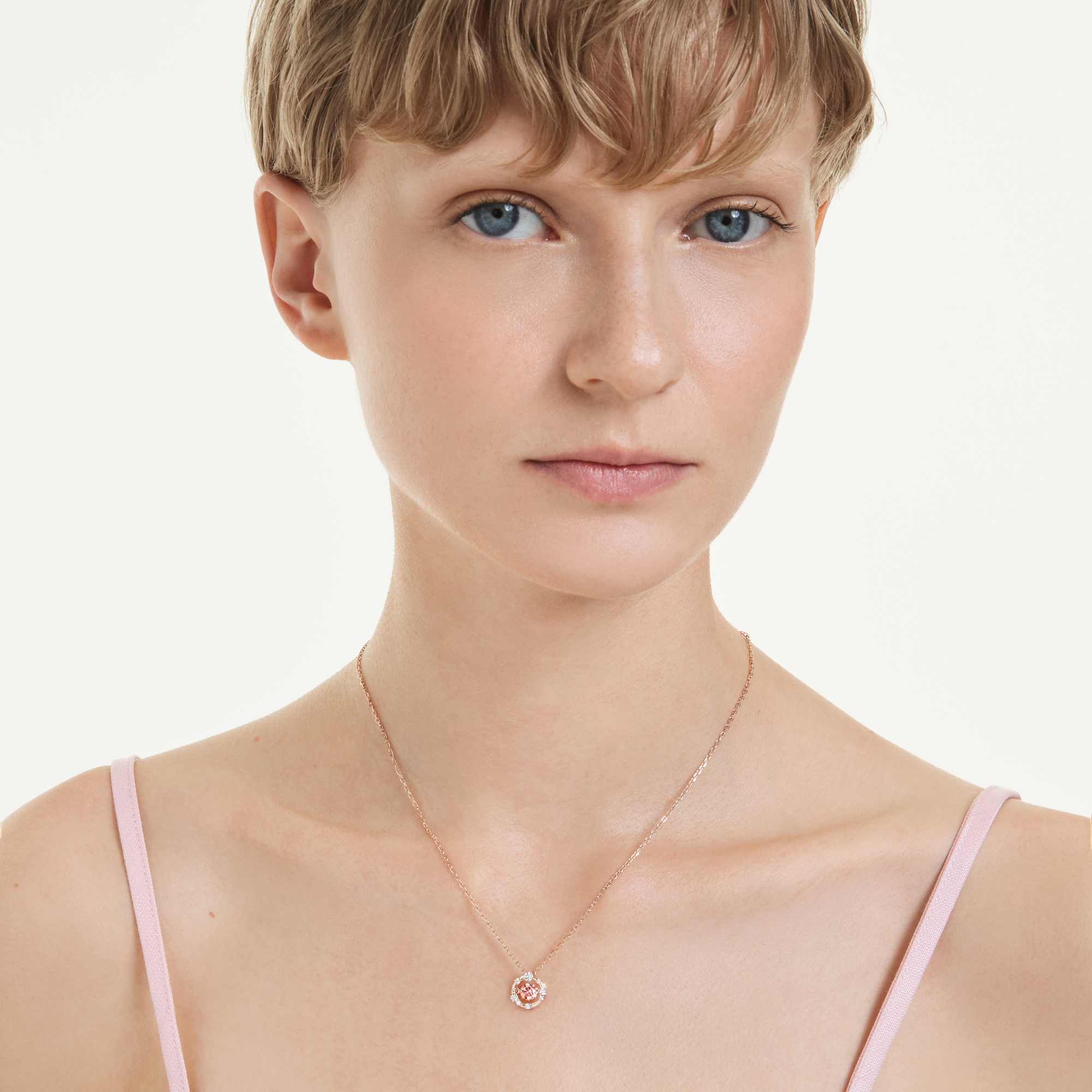 constella-pendant-round-cut-dancing-stone-pink-18k-rose-gold-finish-swarovski-5744244