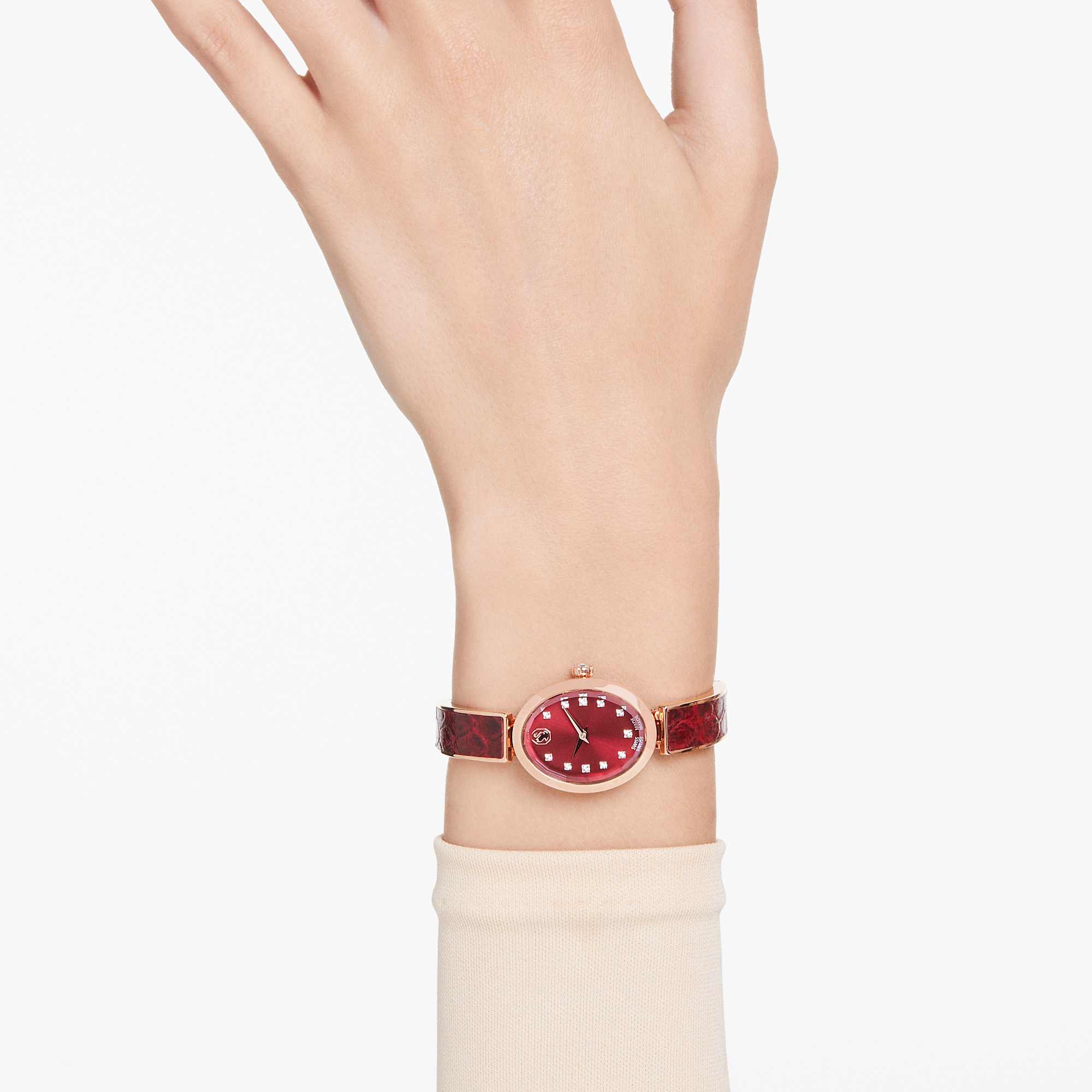 crystal-rock-oval-watch-swiss-made-metal-bracelet-red-rose-gold-tone-finish-swarovski-5675998