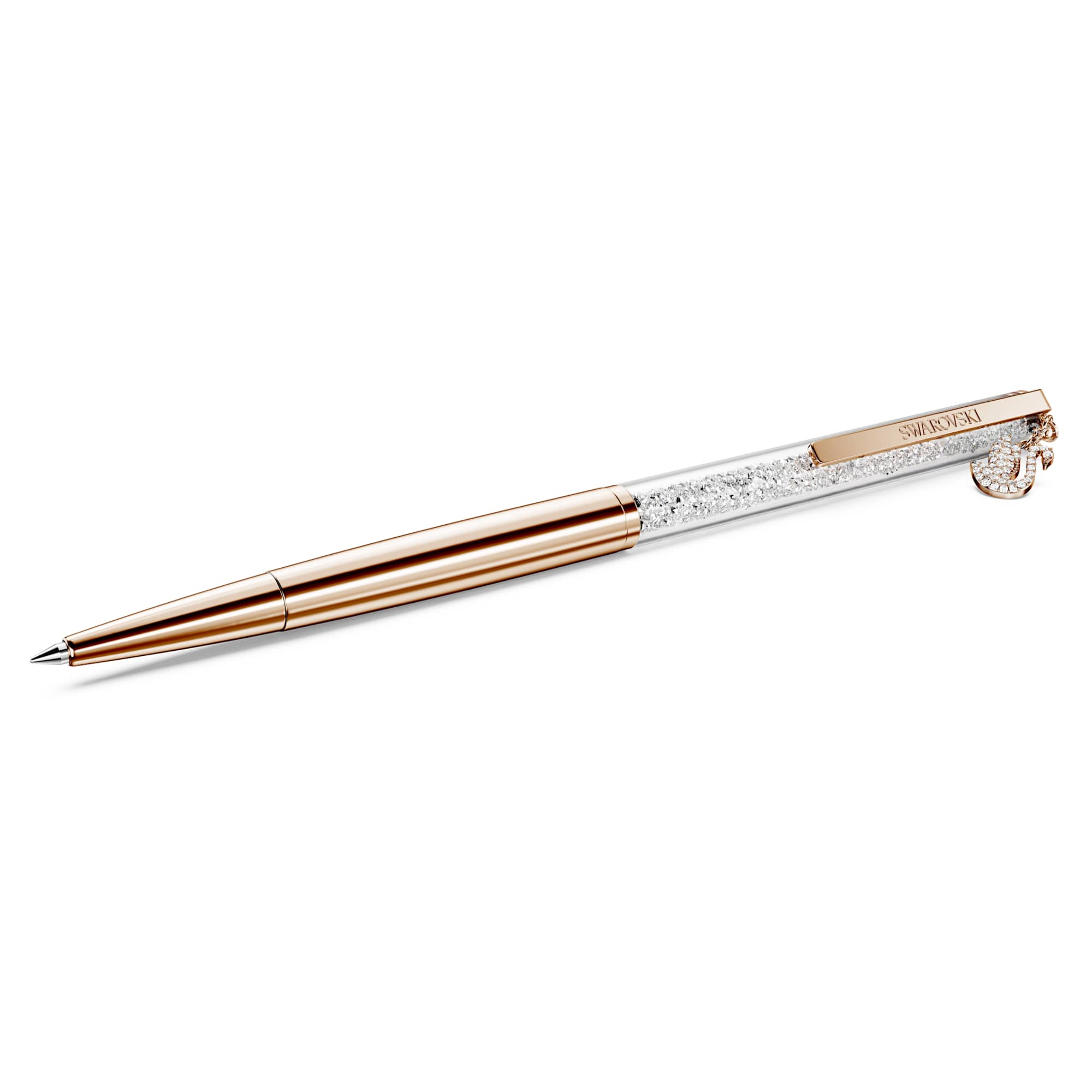 crystalline-ballpoint-pen-swan-rose-gold-tone-plated-swarovski-5714959
