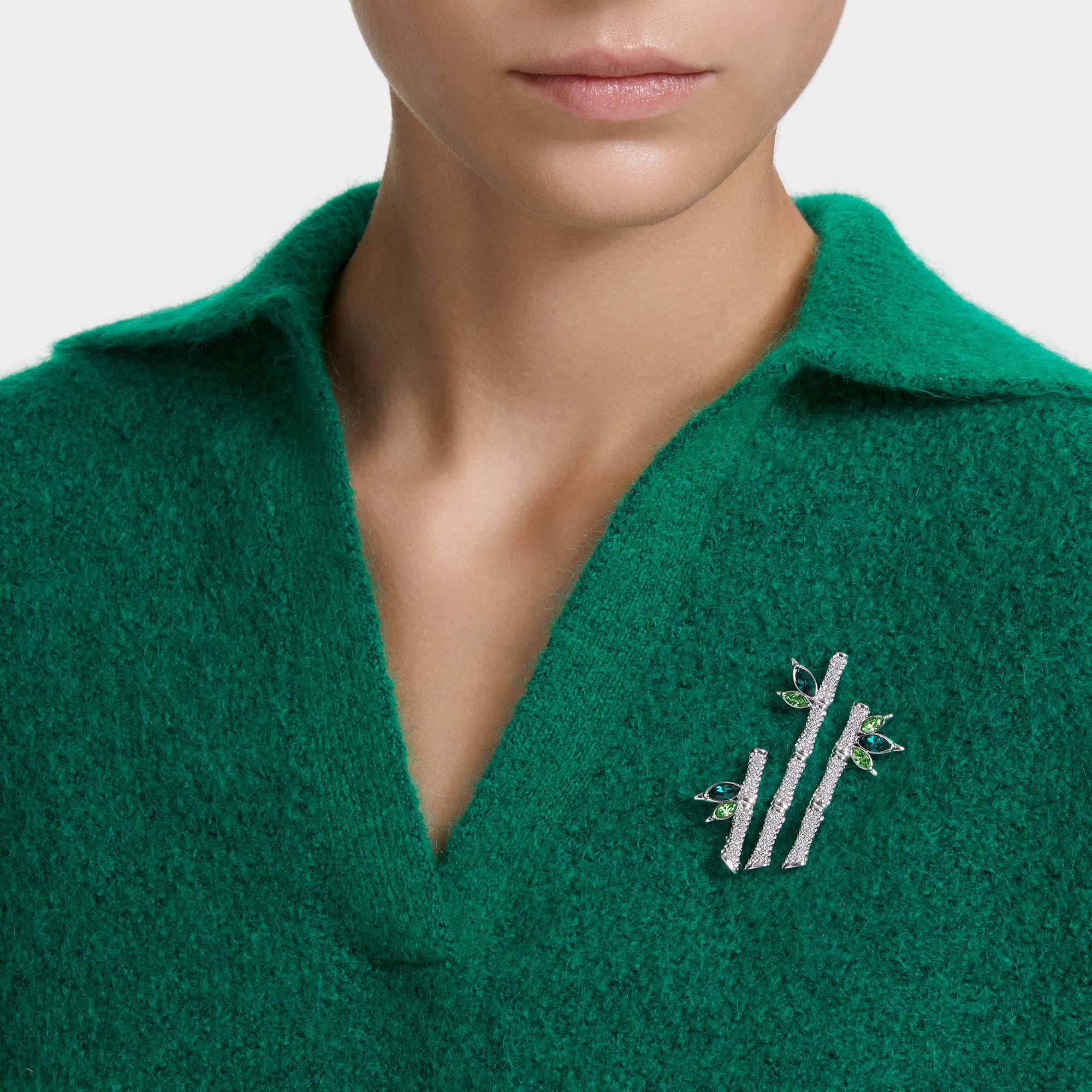dellium-brooch-bamboo-green-rhodium-plated-swarovski-5645368