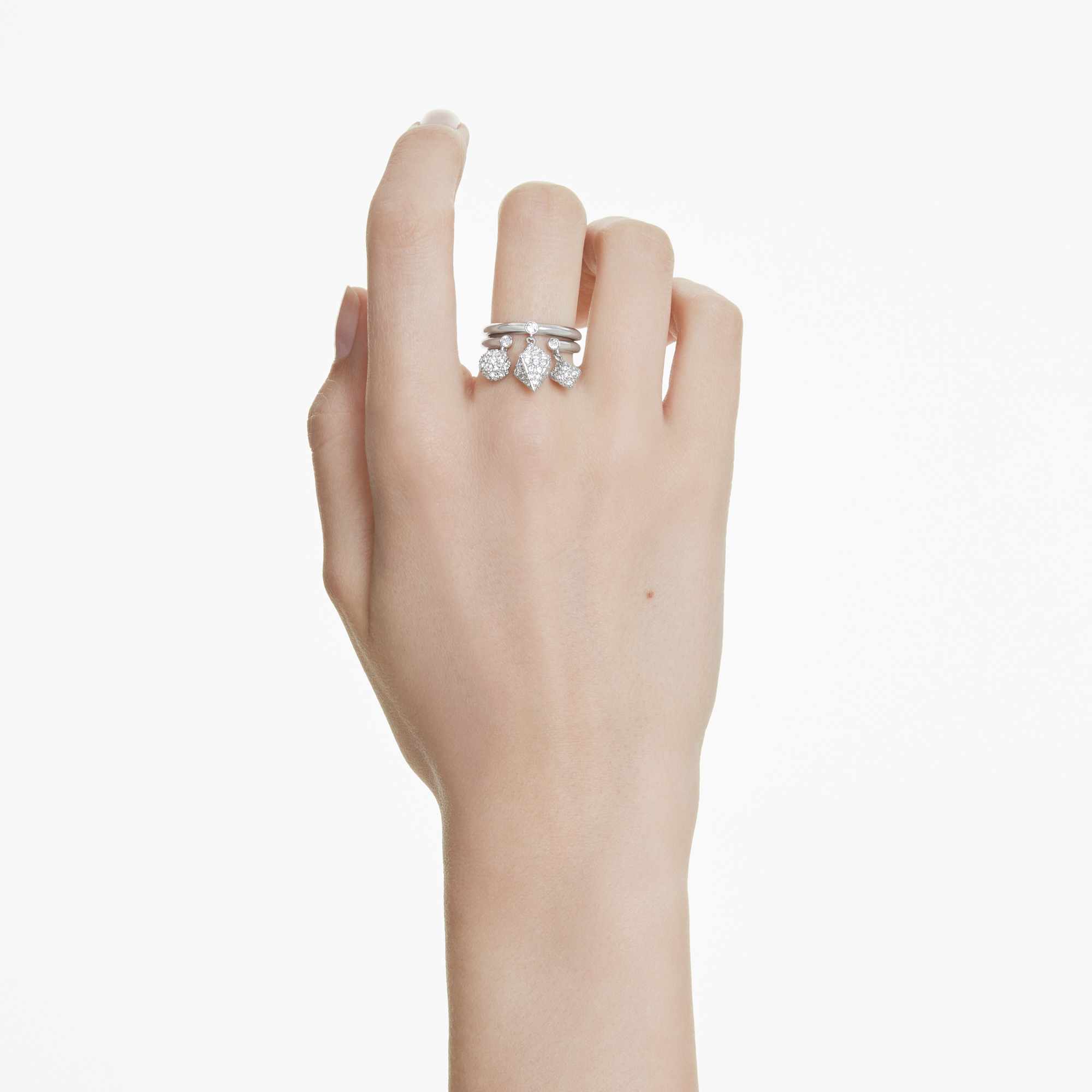 dextera-ring-set-28229-sphere-and-cube-white-rhodium-plated-swarovski-5701829