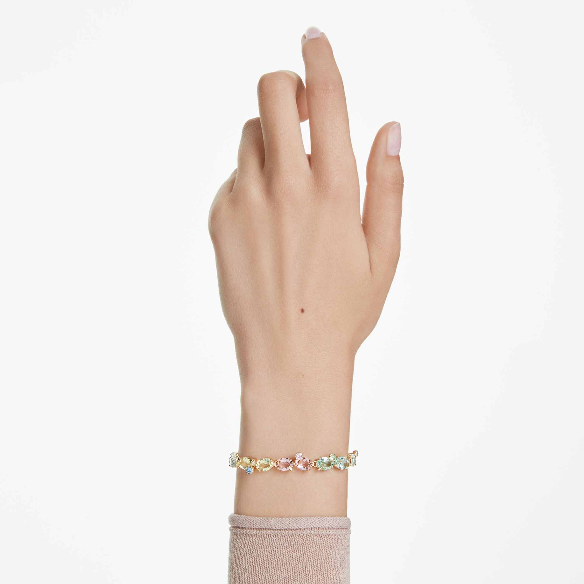 gema-bracelet-mixed-cuts-multicolored-18k-gold-finish-swarovski-5705808