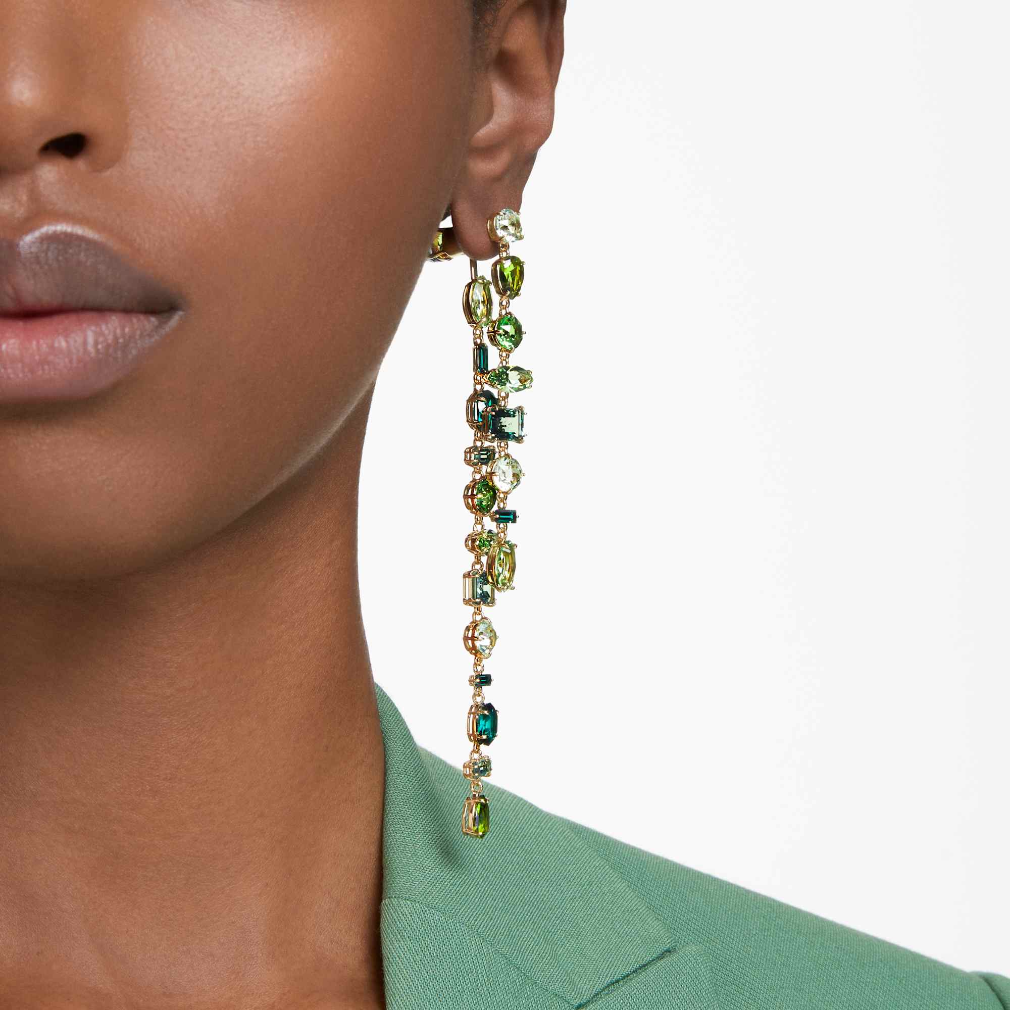 gema-drop-earrings-asymmetrical-design-mixed-cuts-extra-long-green-18k-gold-finish-swarovski-5657390