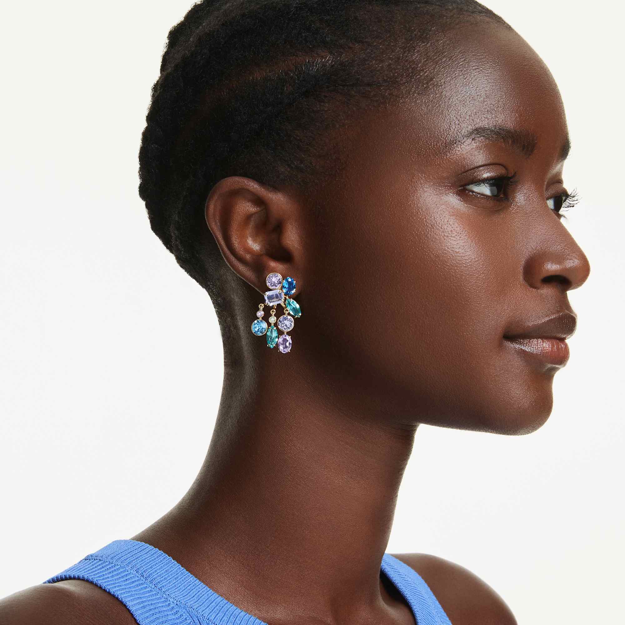 gema-earring-jackets-mixed-cuts-multicolored-18k-gold-finish-swarovski-5737450