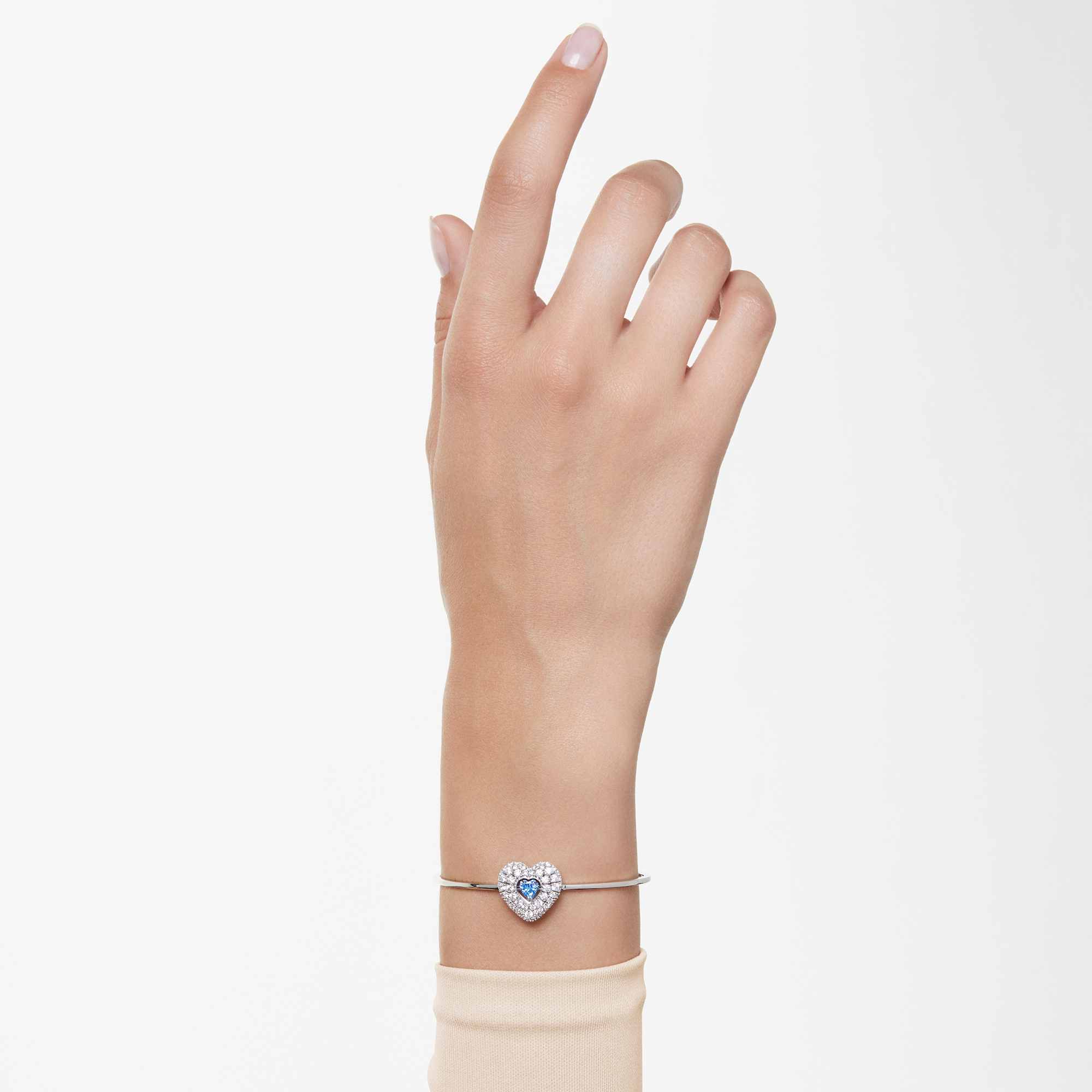 hyperbola-bangle-heart-blue-rhodium-plated-swarovski-5680393