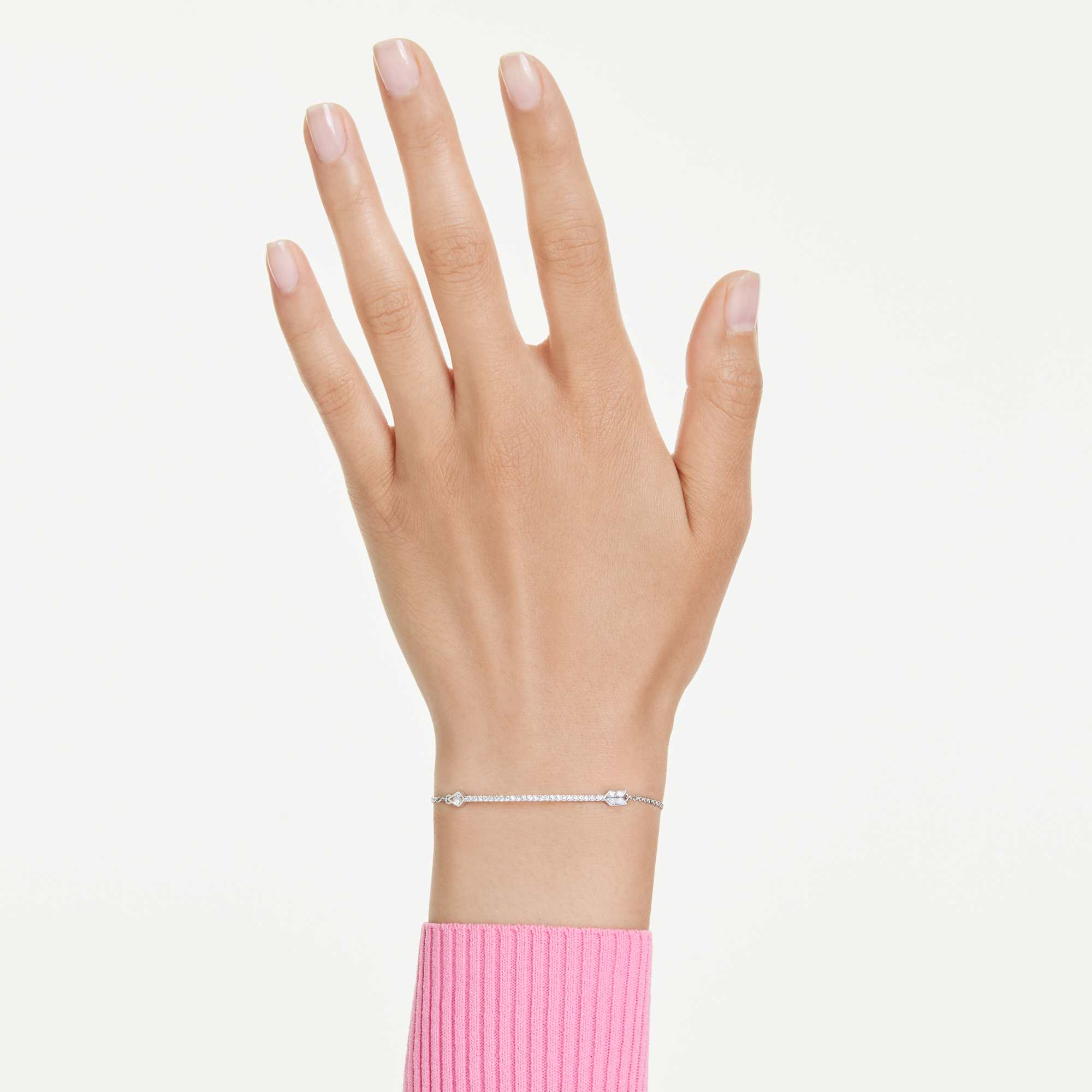idyllia-bracelet-mixed-cuts-arrow-white-rhodium-plated-swarovski-5741523