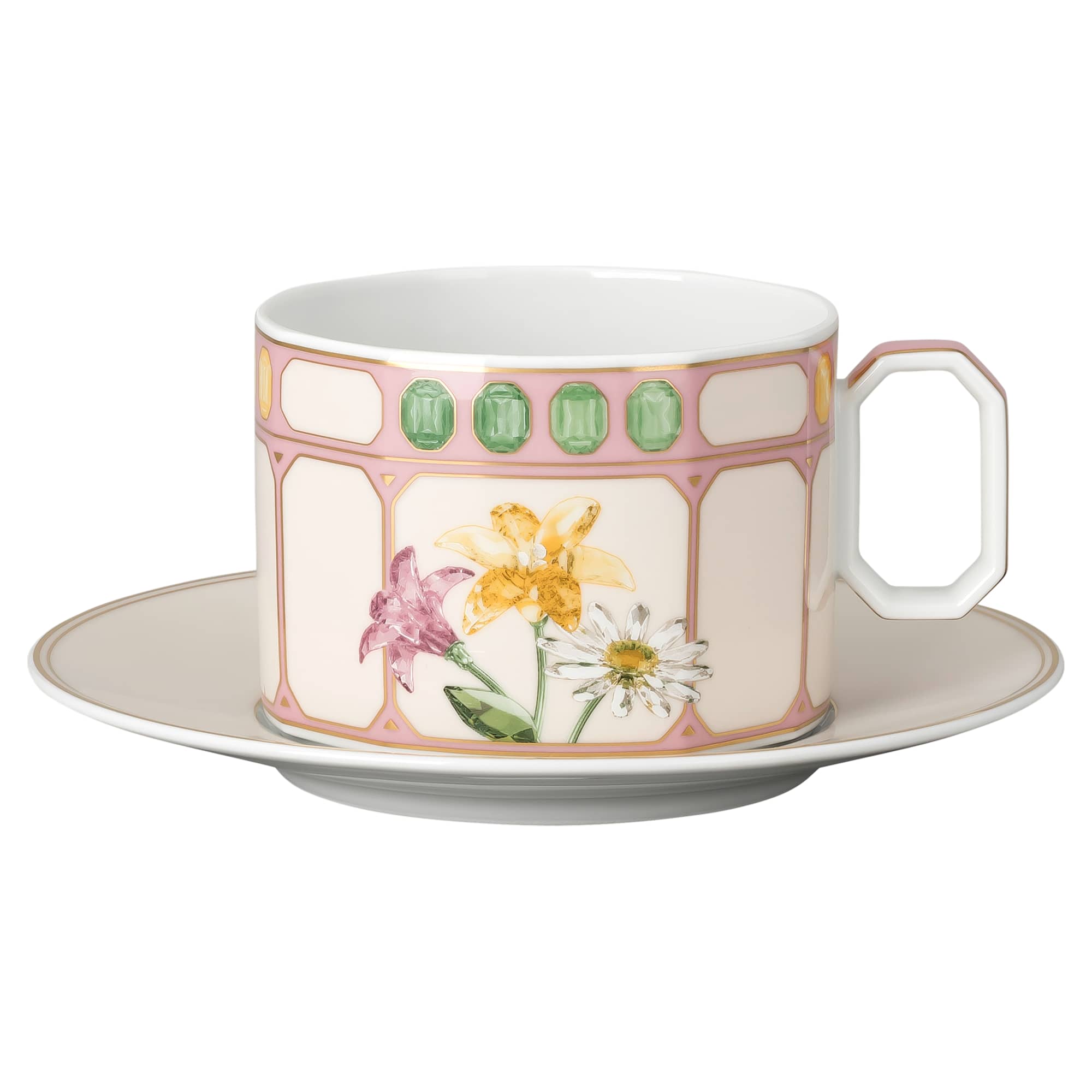 idyllia-combi-cup-with-saucer-porcelain-crystal-print-motif-bouquet-multicolored-swarovski-5735525