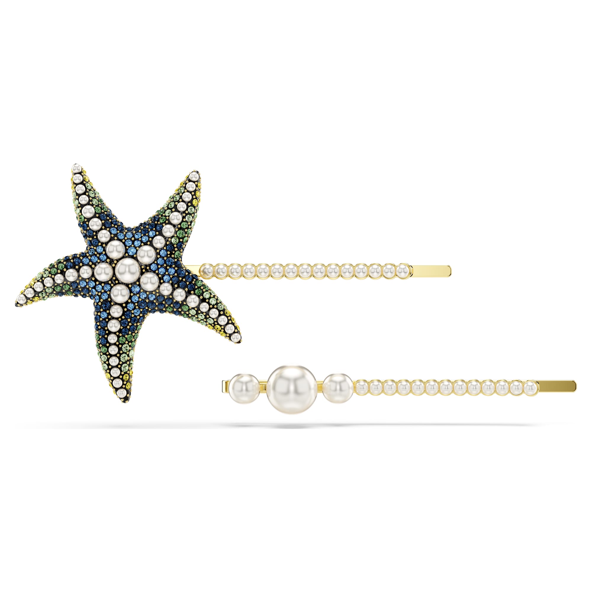 idyllia-hair-pin-set-28229-crystal-pearls-starfish-multicolored-gold-tone-plated-swarovski-5686438