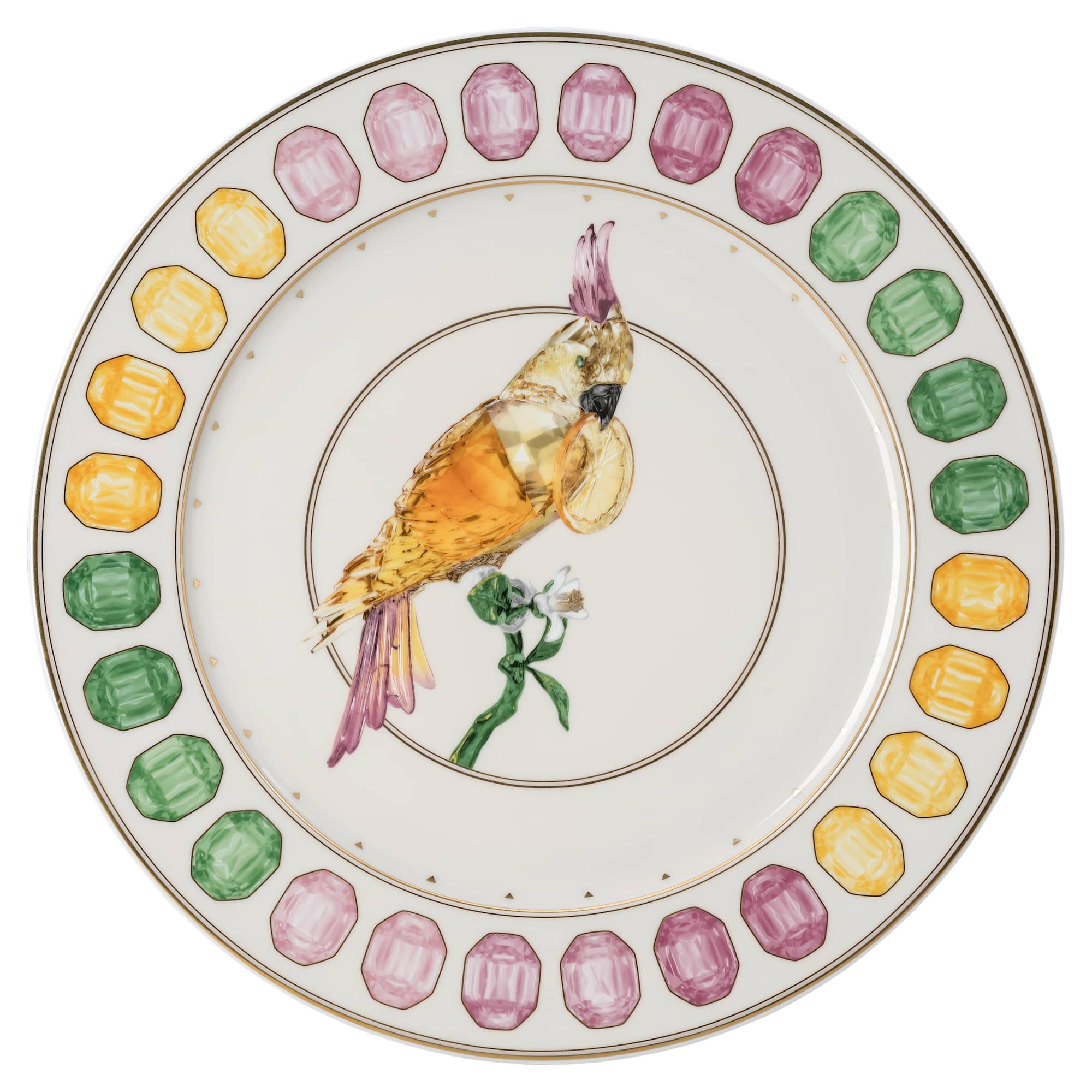idyllia-service-plate-porcelain-crystal-print-motif-cockatoo-multicolored-swarovski-5735537