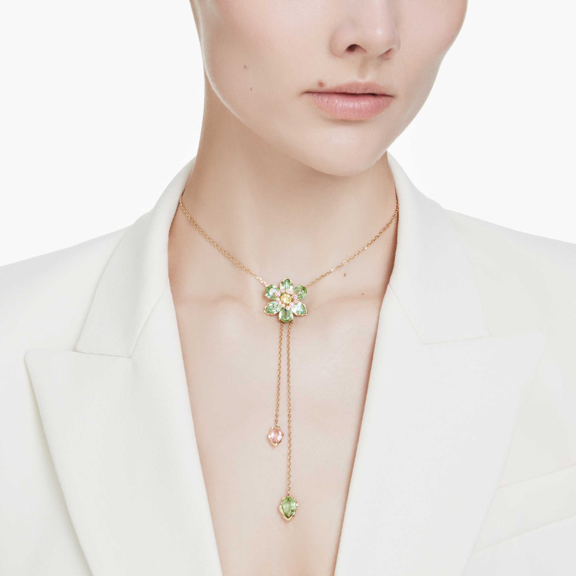 idyllia-y-pendant-mixed-cuts-flower-multicolored-18k-gold-finish-swarovski-5717158