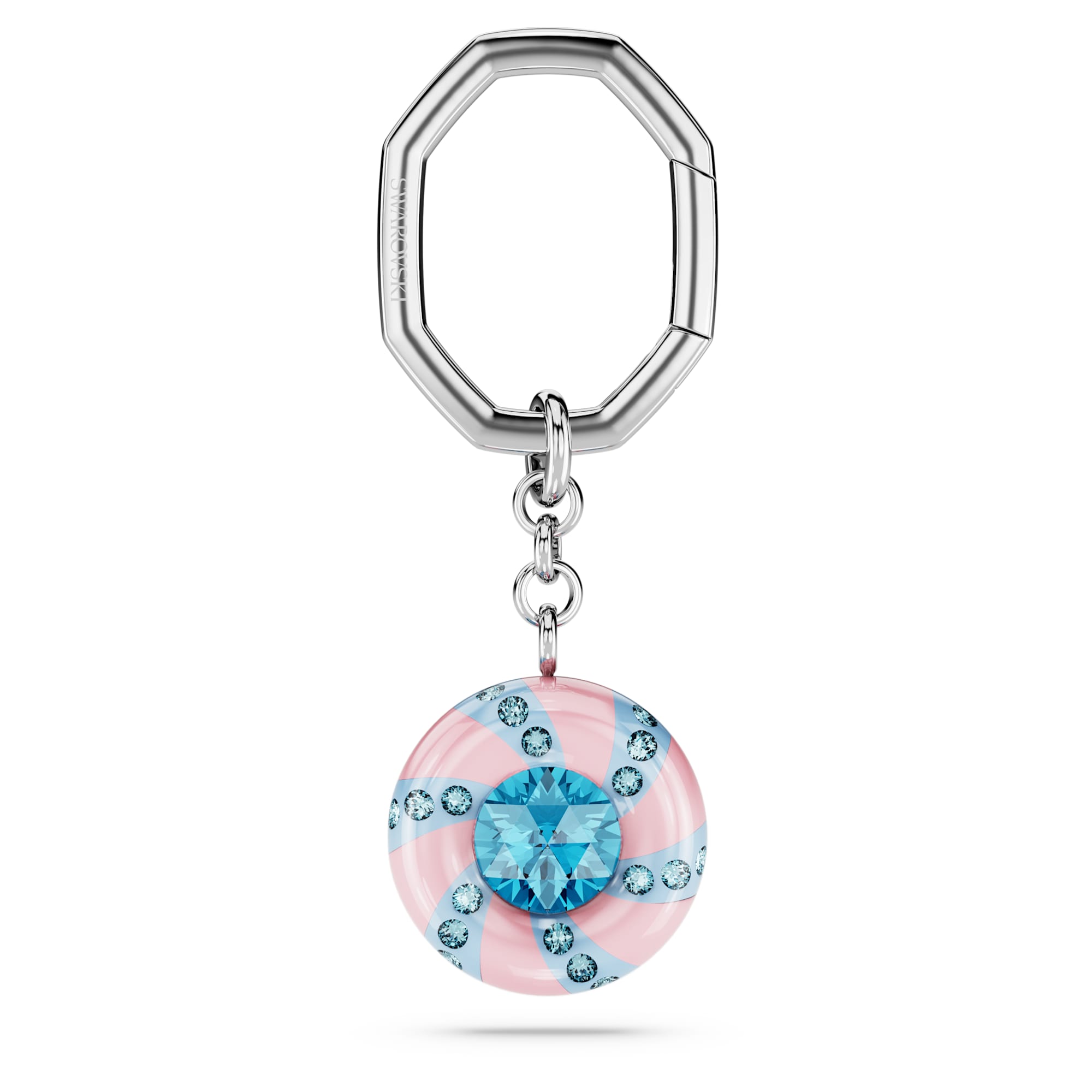 key-ring-round-cut-multicolored-rhodium-plated-swarovski-5713885