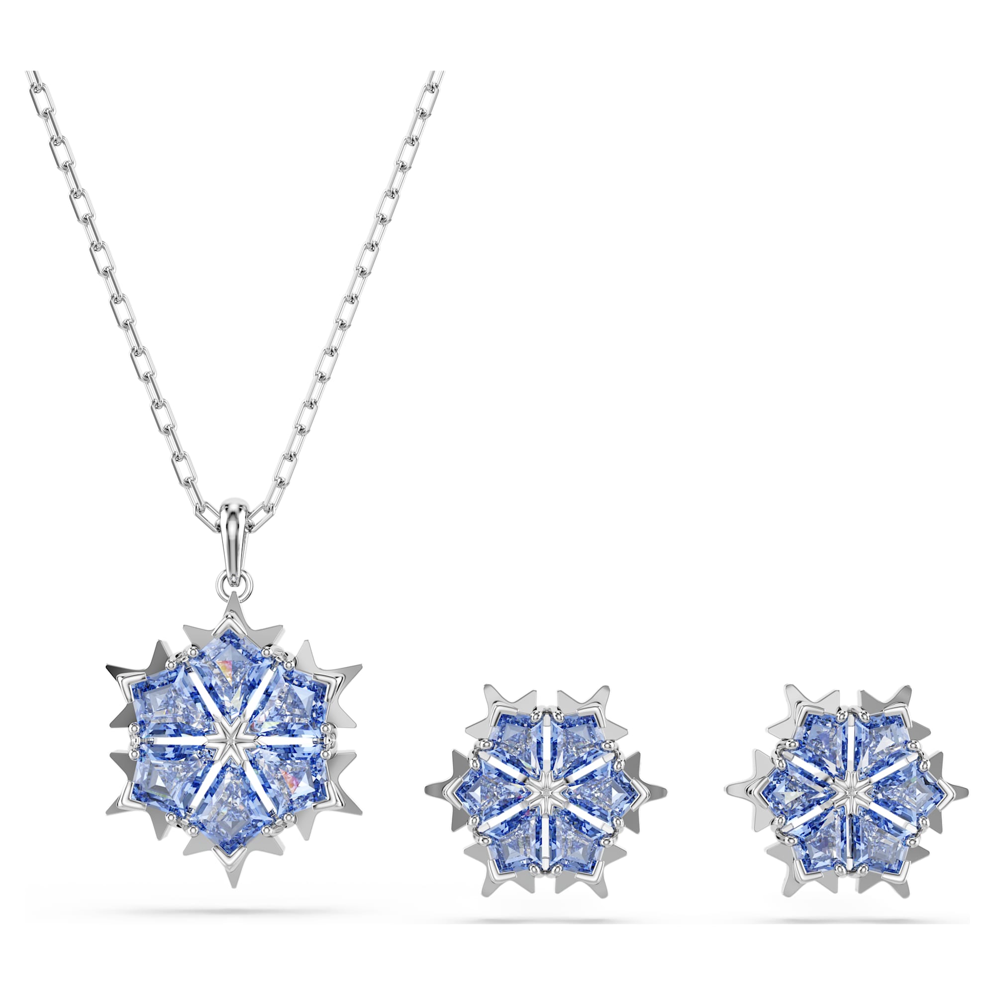 magic-set-snowflake-blue-rhodium-plated-swarovski-5734243