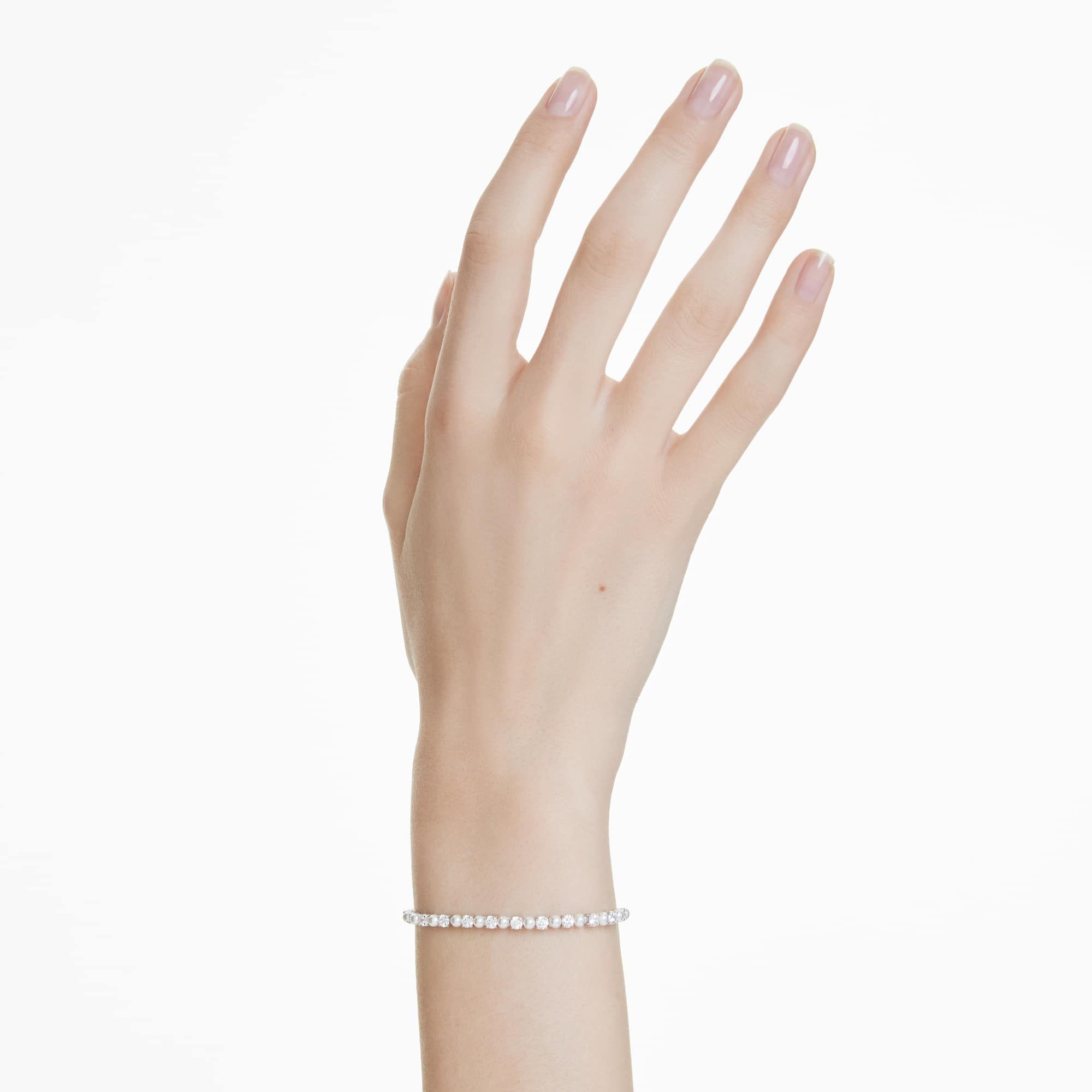 matrix-bracelet-crystal-pearl-round-cut-white-rhodium-plated-swarovski-5689633