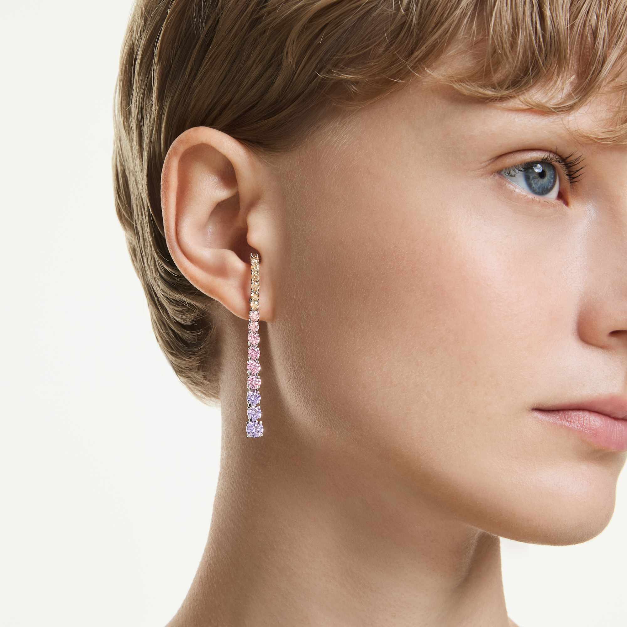 matrix-drop-earrings-gradient-of-round-cuts-multicolored-rhodium-plated-swarovski-5751195