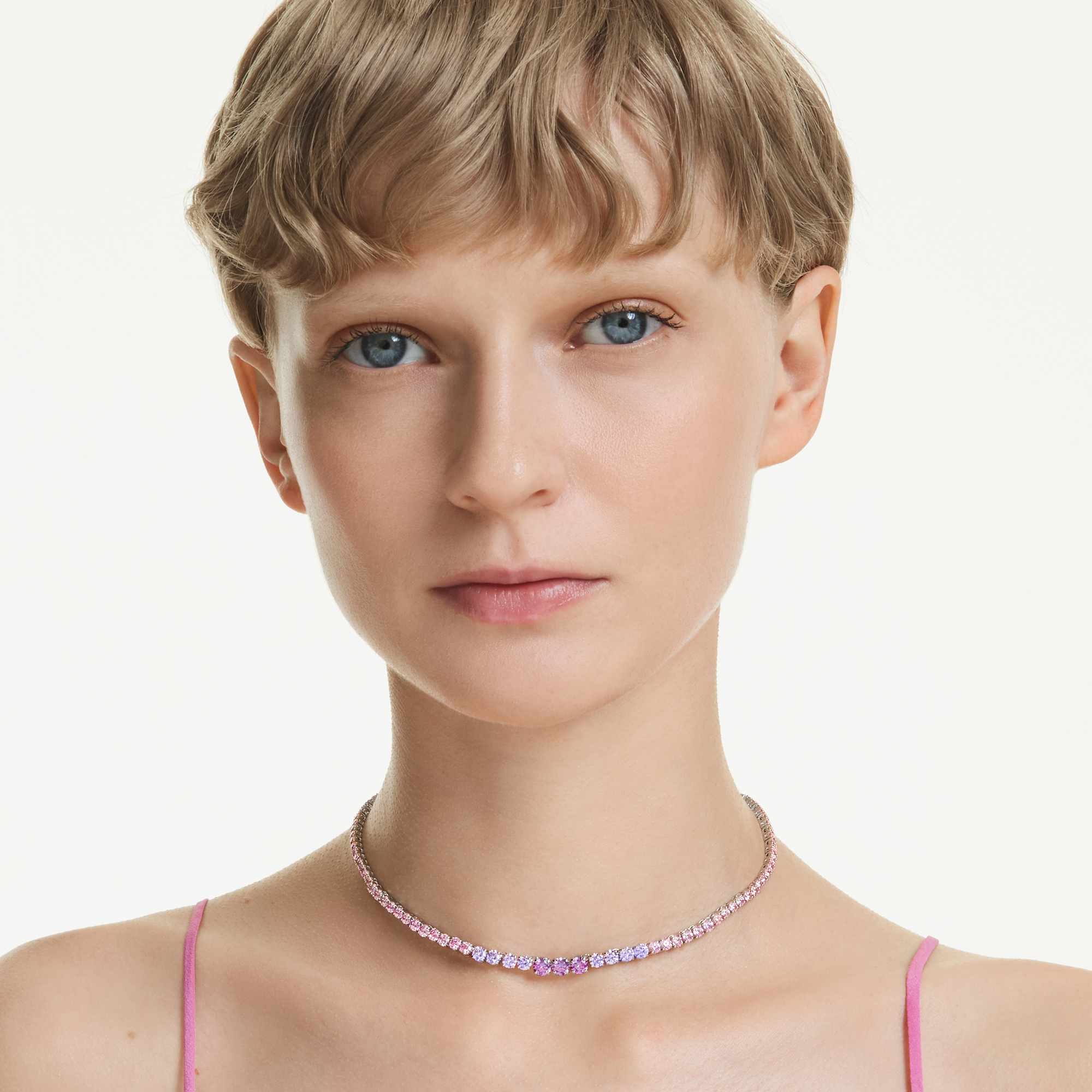 matrix-necklace-gradient-of-round-cuts-multicolored-rhodium-plated-swarovski-5751196