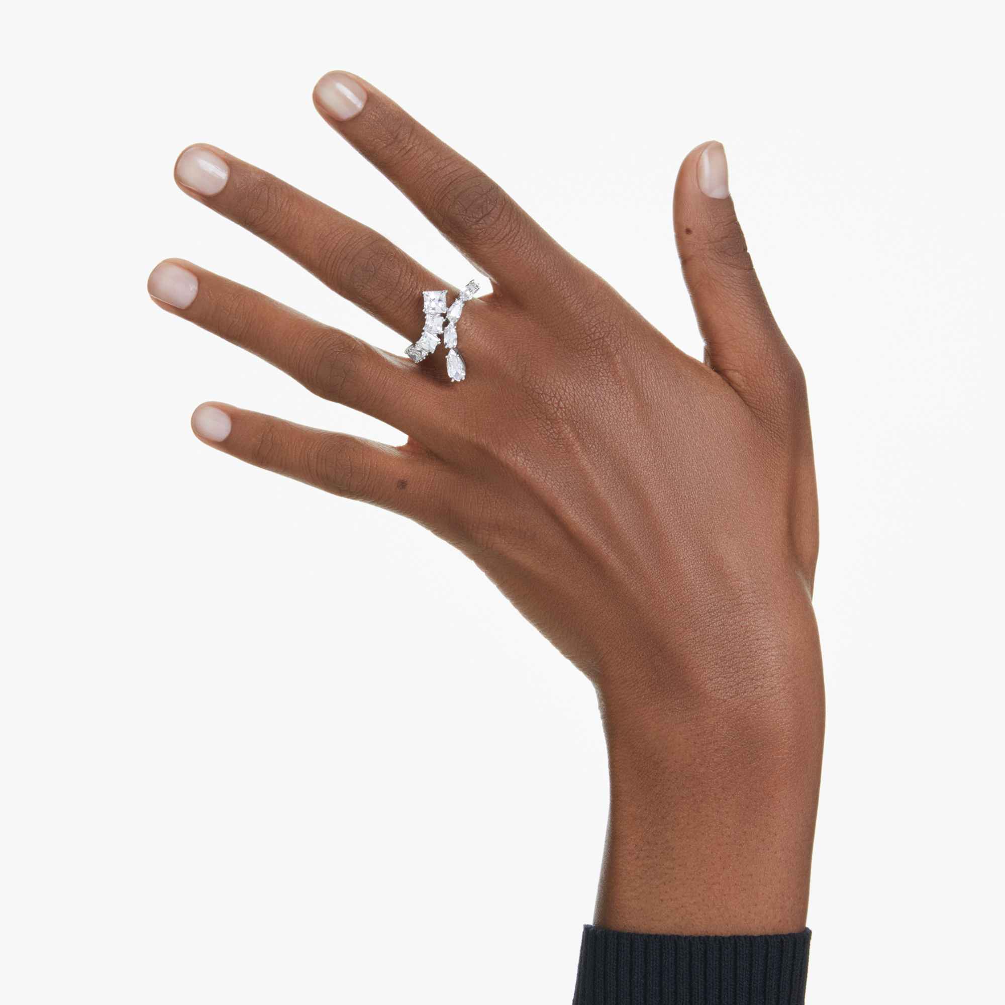 matrix-ring-mixed-cuts-white-rhodium-plated-swarovski-5705759