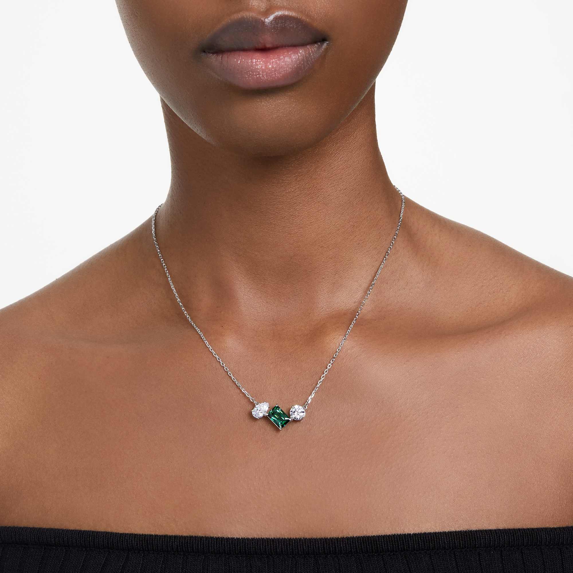 mesmera-pendant-mixed-cuts-green-rhodium-plated-swarovski-5668278