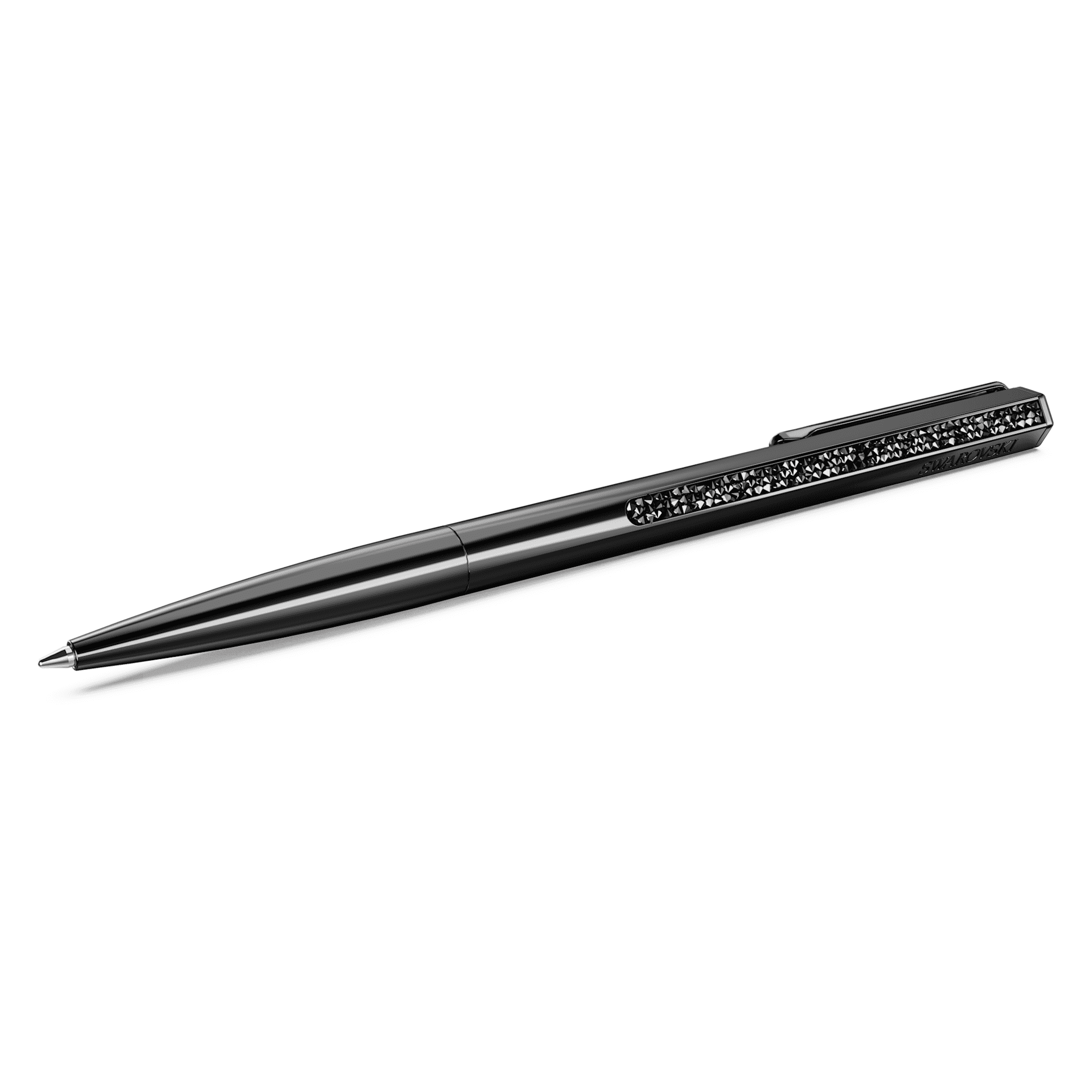 shimmer-ballpoint-pen-black-black-lacquered-swarovski-5678184