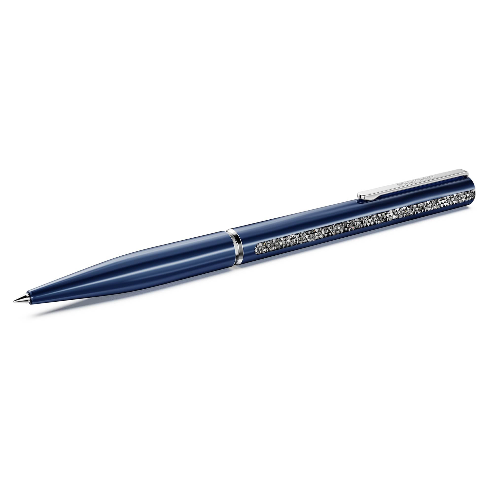 shimmer-ballpoint-pen-blue-blue-lacquered-chrome-plated-swarovski-5707709