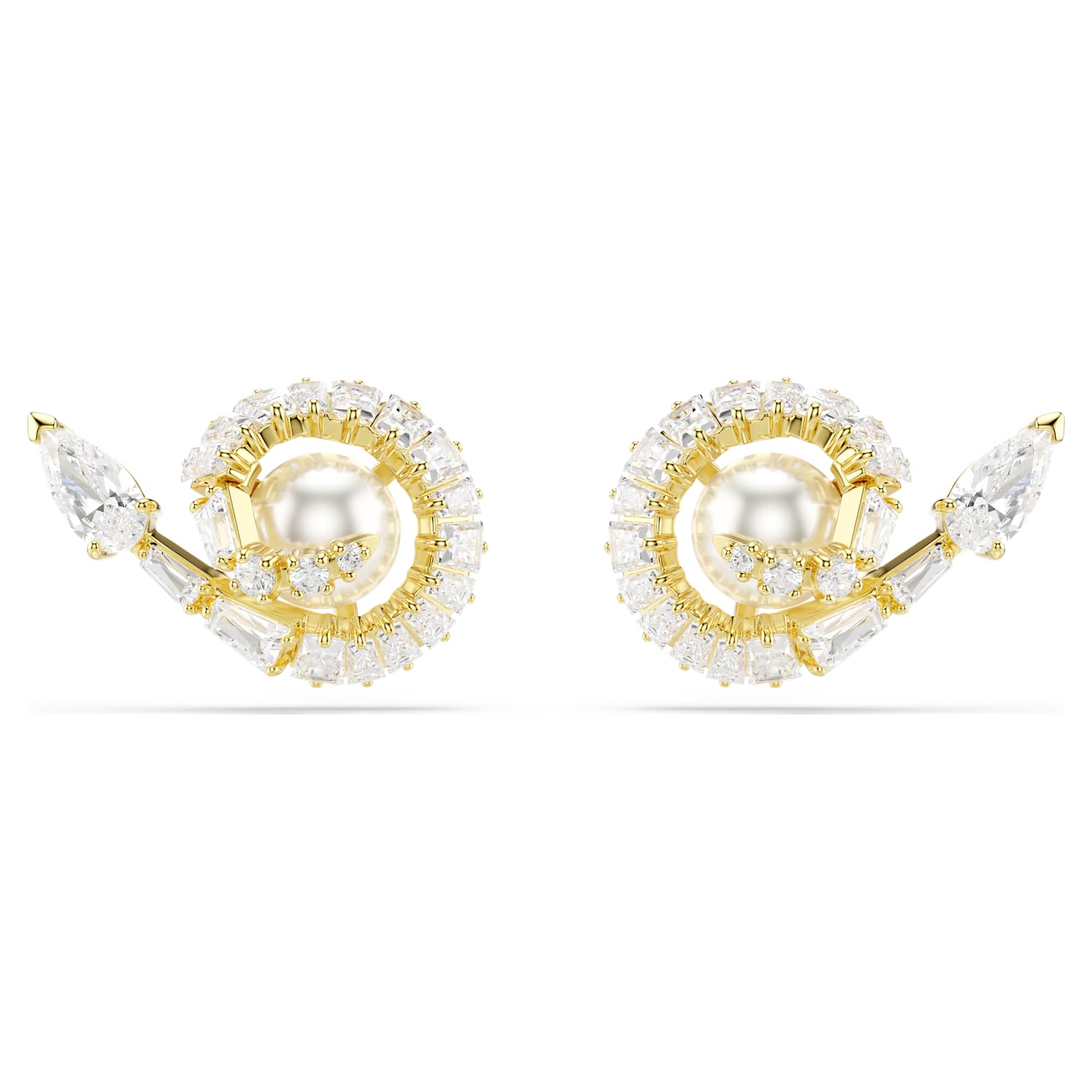 snake-stud-earrings-crystal-pearl-mixed-cuts-year-of-the-snake-white-18k-gold-finish-swarovski-5698888