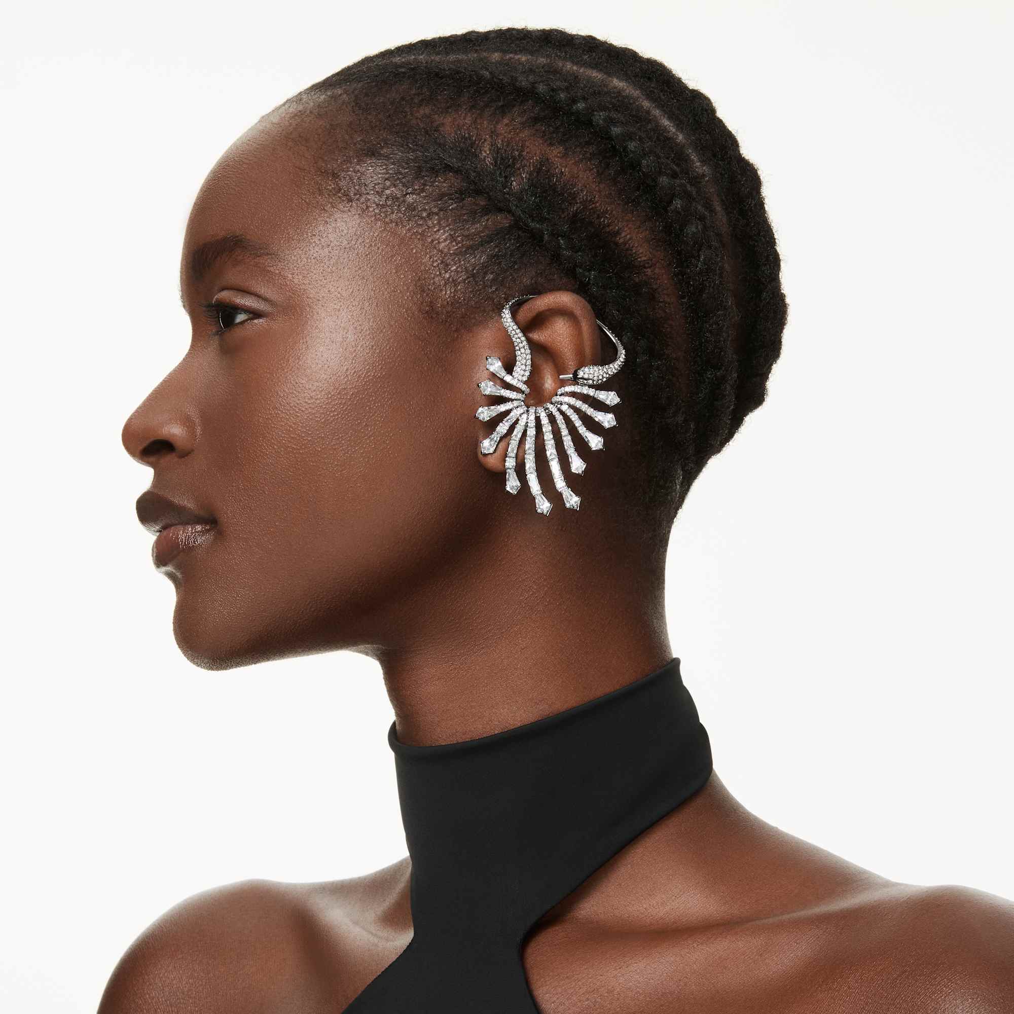 the-vienna-collection-ear-cuff-swan-white-ruthenium-plated-swarovski-5709266