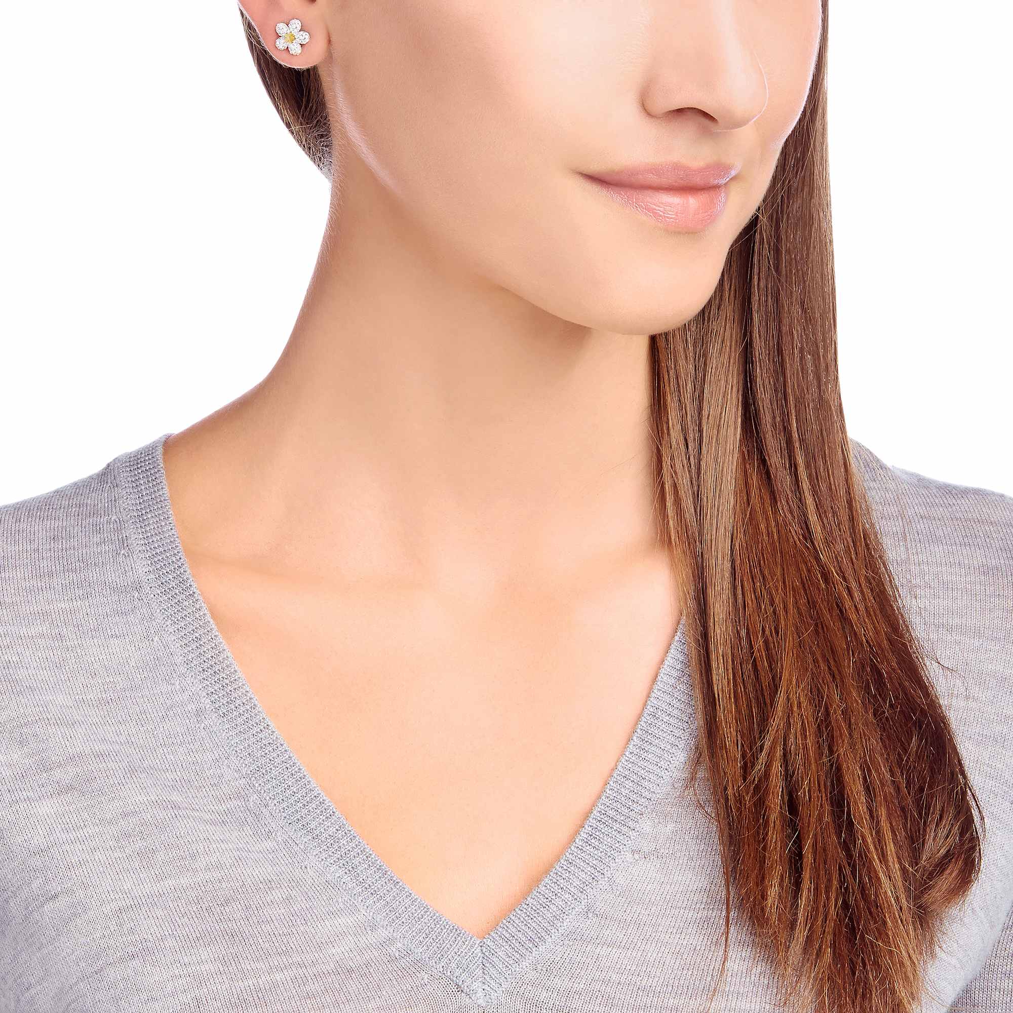 tough-stud-earrings-flower-yellow-mixed-metal-finish-swarovski-5136838