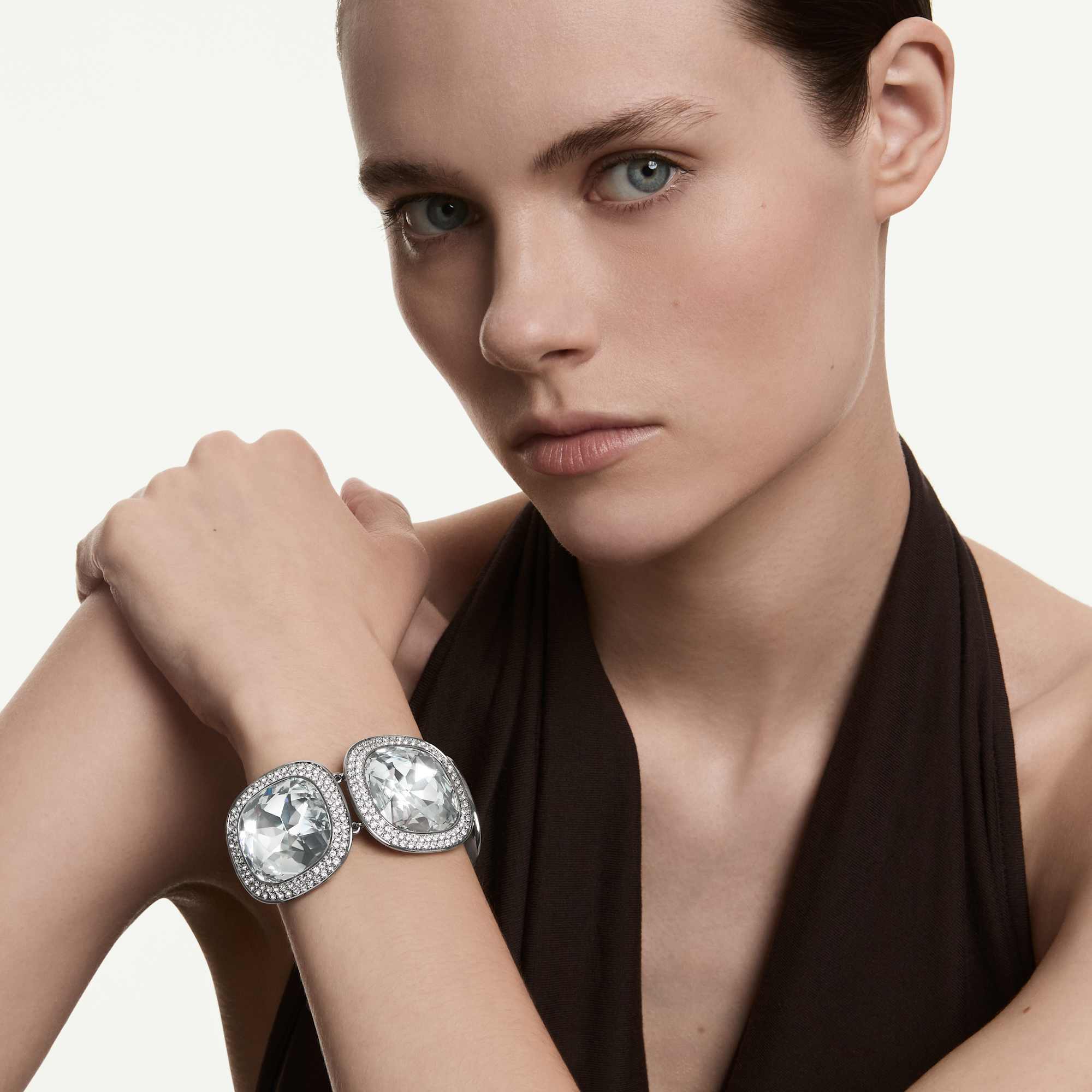una-angelic-bracelet-cushion-cut-white-ruthenium-plated-swarovski-5751557
