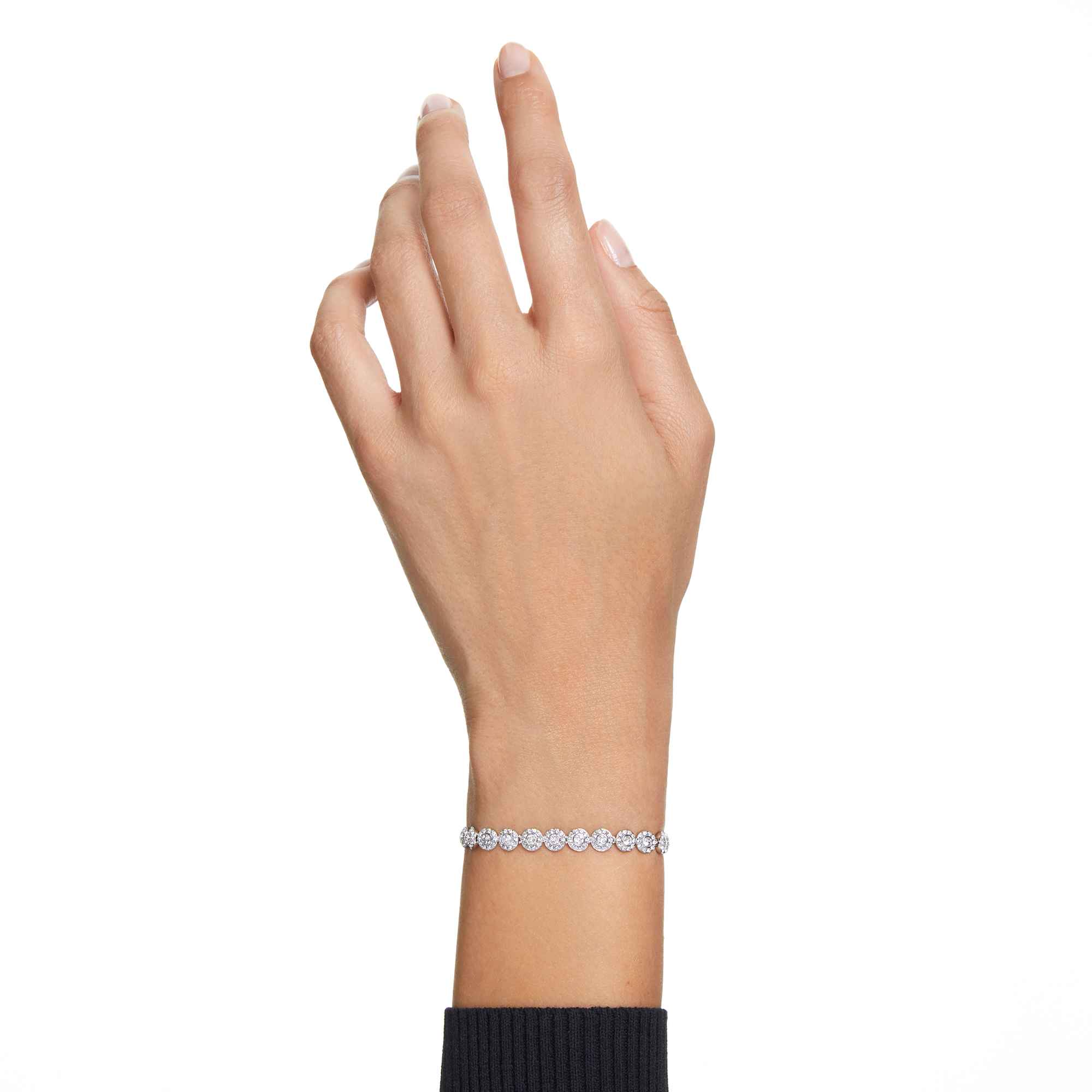 una-angelic-bracelet-round-cut-small-white-rhodium-plated-swarovski-5071173
